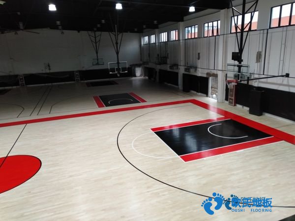 學(xué)校籃球館地板施工步驟